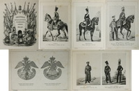 Рисунки одежды и вооружений российских войск 1825-1855.