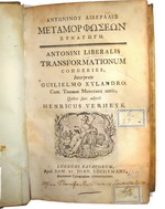 Antonini Liberalis Transformationum CongeriesLugduni Batavorum, 1774.