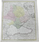      Tabula Geographica Qua Pars Russiae Magnae Pontus Euxinus seu Mare Nigrum et Tartaria Minor cum finitimis Bulgariae Romaniae et Natoliae Provinciis exhibetur a Ion-1