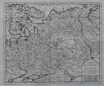 Карта Московии-России Nuova Carta della Moscovia o Russia.