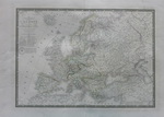 Общая карта Европы Carte Generale de l'Europe D'apres les Derniers Tra