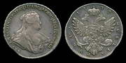 1 Рубль 1739 г. СПБ. Портрет образца 1740 г. Серебро, 25,25 гр.