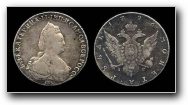 1 Рубль 1796 г. СПб-TI-ИС. Серебро,                       23,27 гр.