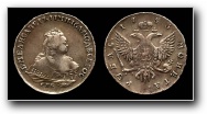 1 Рубль 1753                       г. СПб-IM. Серебро, 25,62 гр.